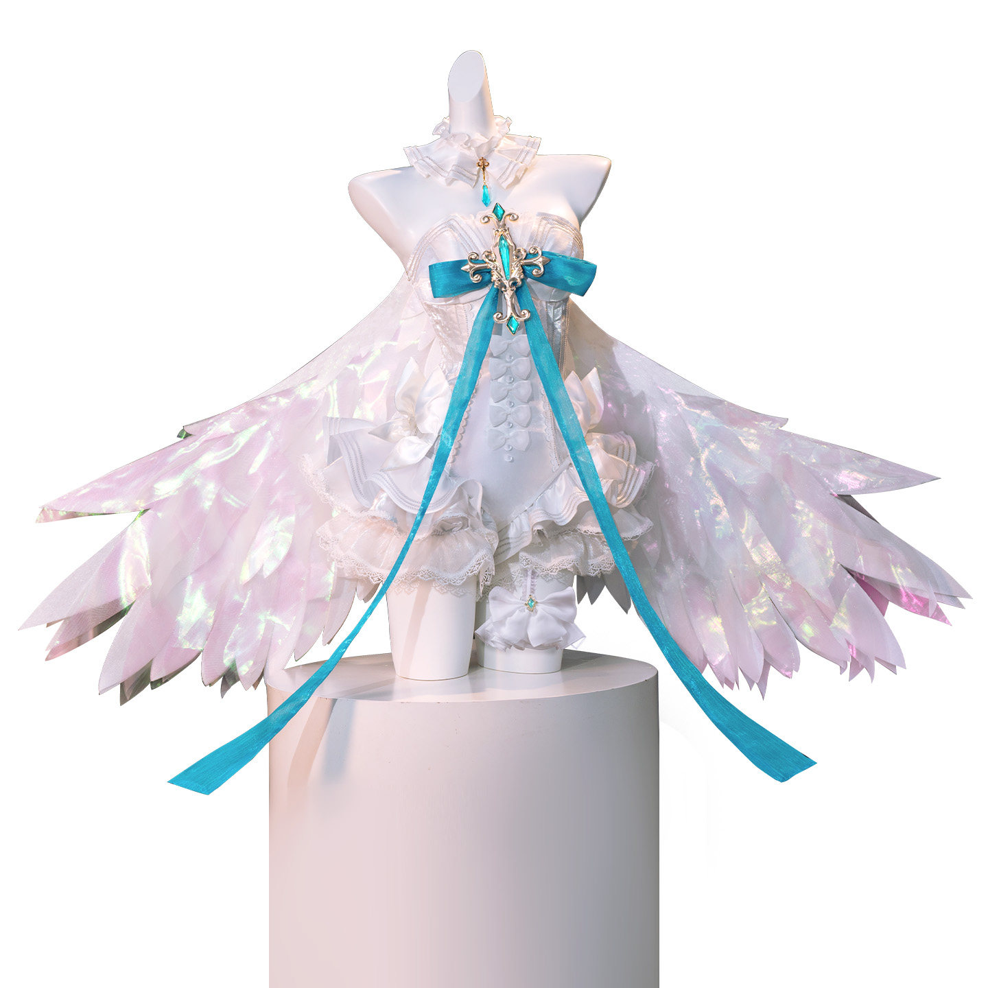 Convention Cosplay Anime - Miku Zarif Kanatları Tatlı Gelecek Melek