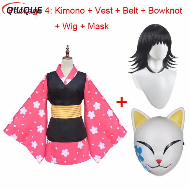 Anime Cosplay Girlfriend - Makomo Cosplay Kostüm Kimono Üniforma PVC