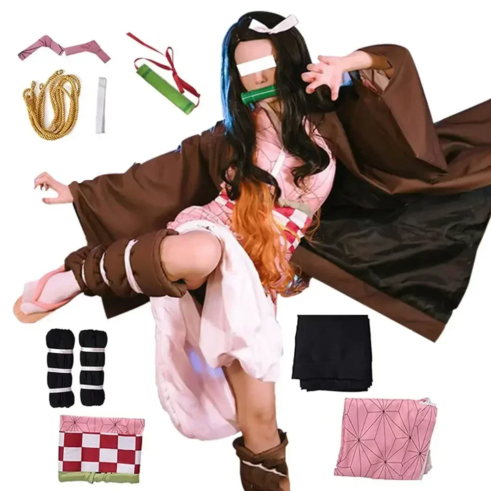 Anime Cosplay Nezuko - 2026 Yeni Anime Cosplay Kamado Nezuko