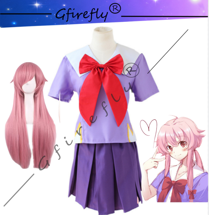 Convention Cosplay Anime - Gelecek Günlüğü Anime Karakteri Gasai Yuno'nun