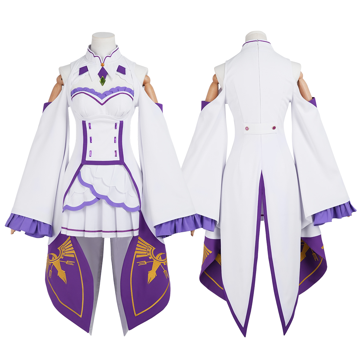 Convention Cosplay Anime - HOLOUN Zero Anime Emilia Cosplay Kostüm