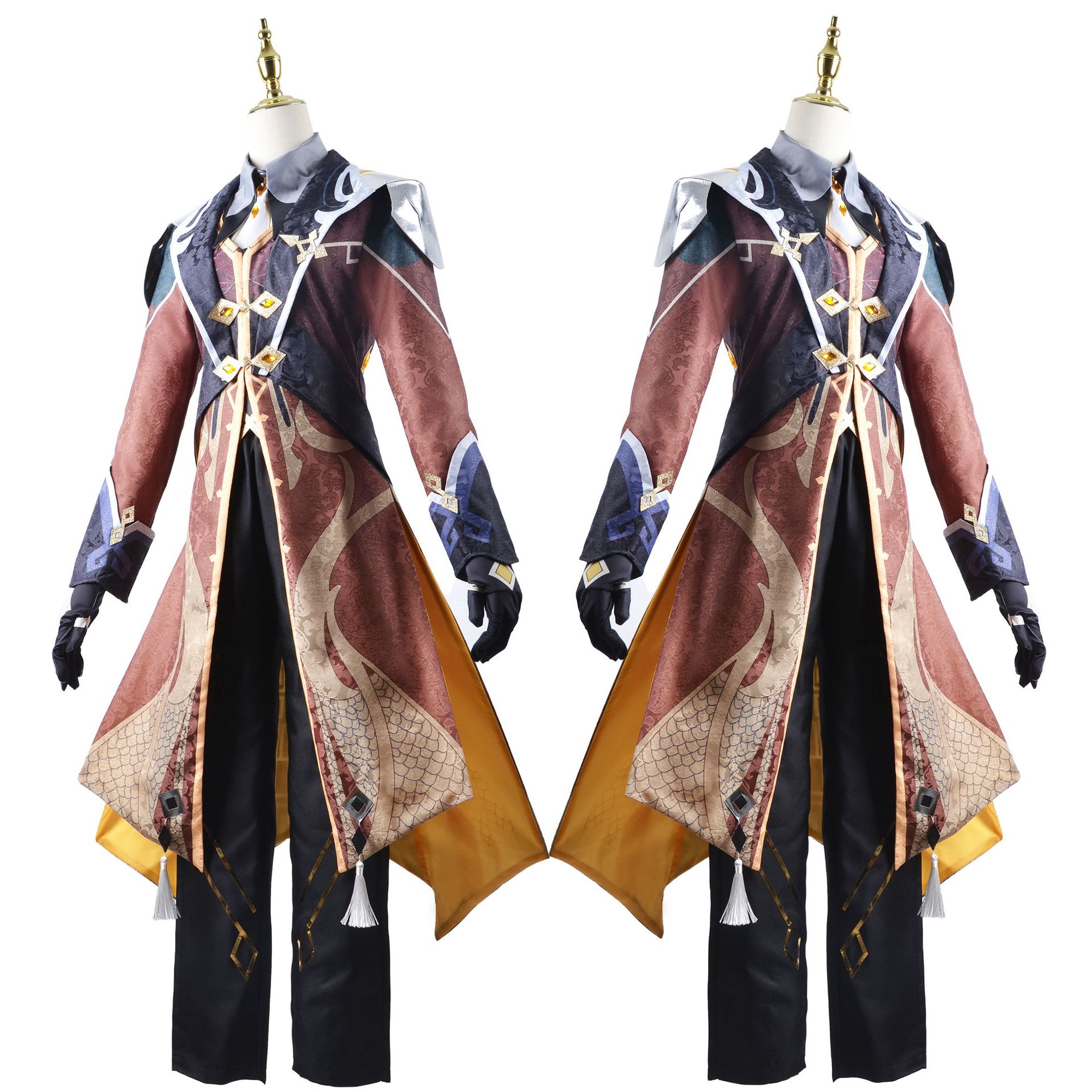 Anime Cosplay Outfits Male - Genshin Impact Cosplay Kostüm Seti, Erkek