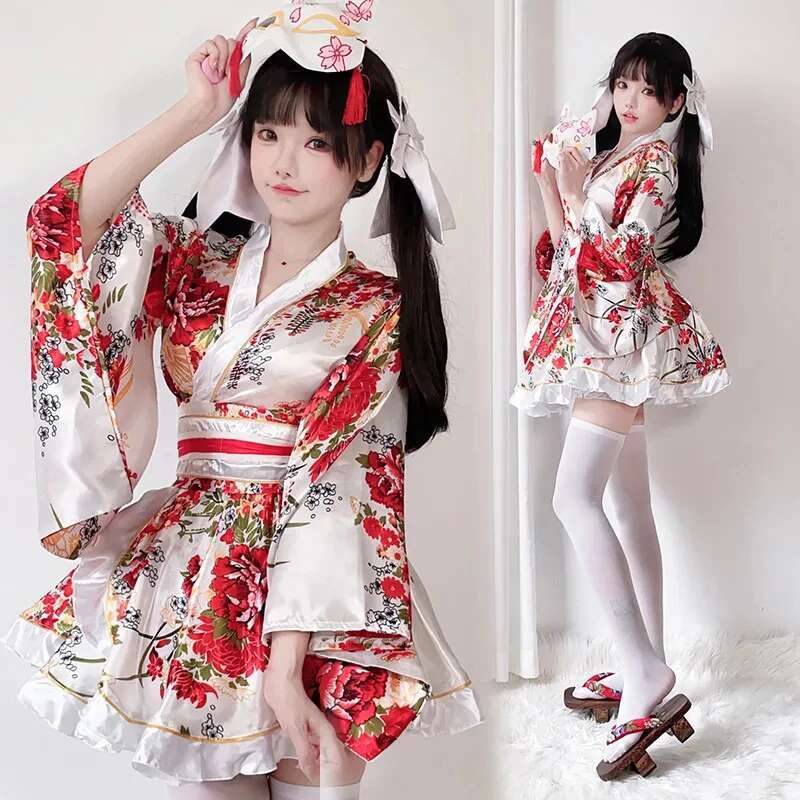 Japon modifiye Kimono elbise k - Anime Cosplay Girlfriend incelemesi ve fiyatı