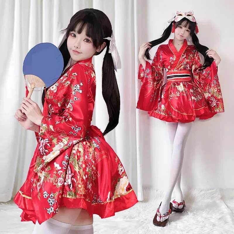 Japon modifiye Kimono elbise k - Anime Cosplay Girlfriend incelemesi ve fiyatı