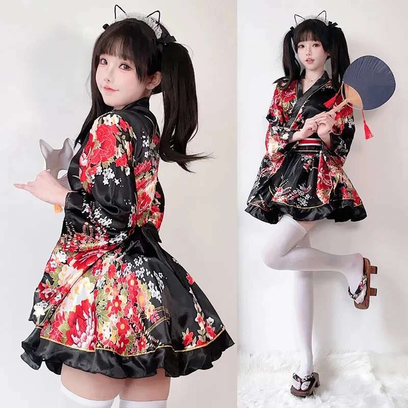 Japon modifiye Kimono elbise k - Anime Cosplay Girlfriend incelemesi ve fiyatı