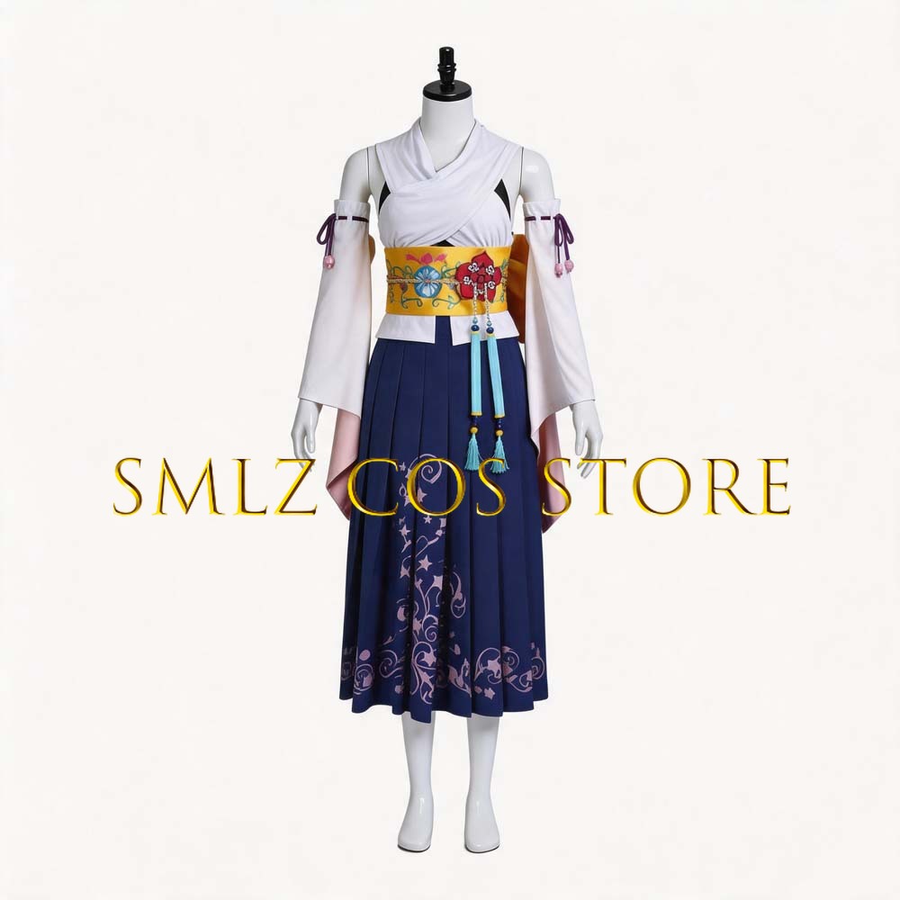 Smlz FFX Yuna Cosplay Anime FF - Anime Cosplay Outfits For Women incelemesi ve fiyatı