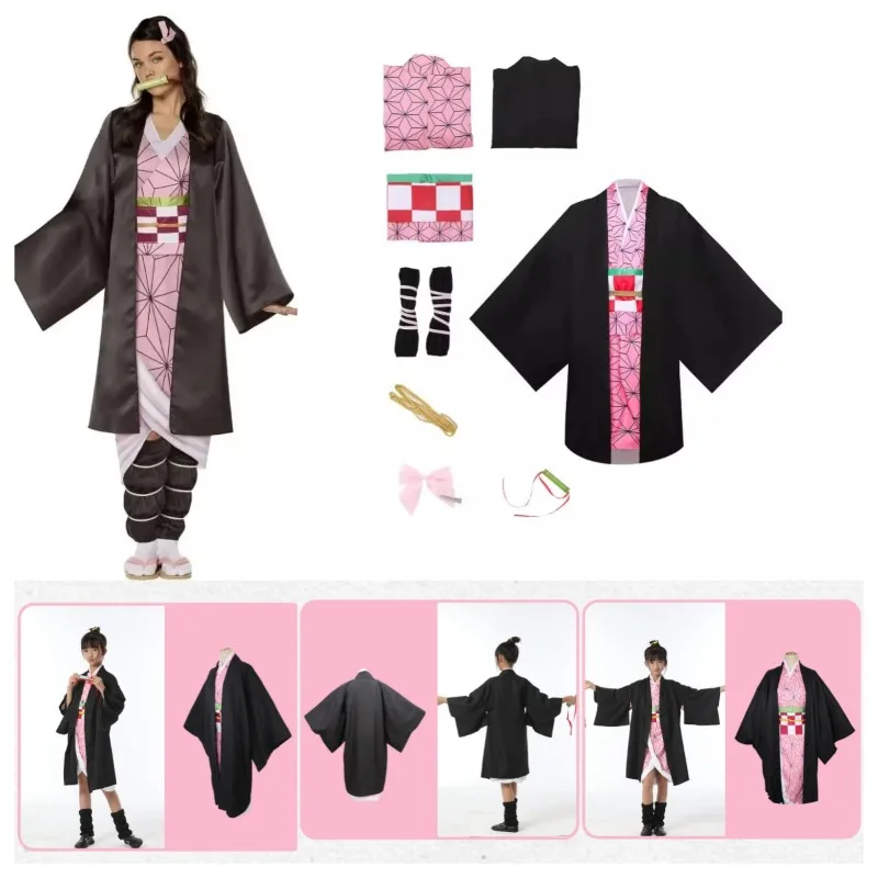 Cadılar Bayramı Anime Kamado N - Anime Cosplay Nezuko incelemesi ve fiyatı