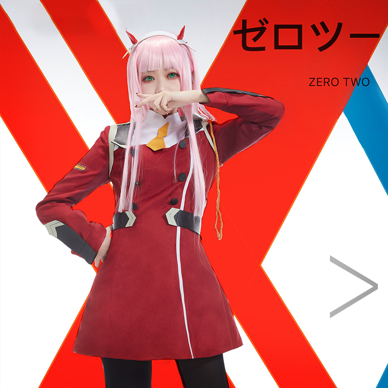 2018 Yeni Japon Anime DARLING  - Anime Zoey Cosplay incelemesi ve fiyatı