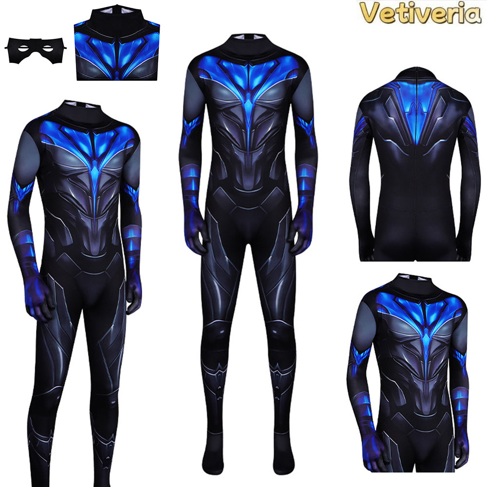 Erkek Nightwing Cosplay Tulum  - Anime Cosplay Outfits Male incelemesi ve fiyatı