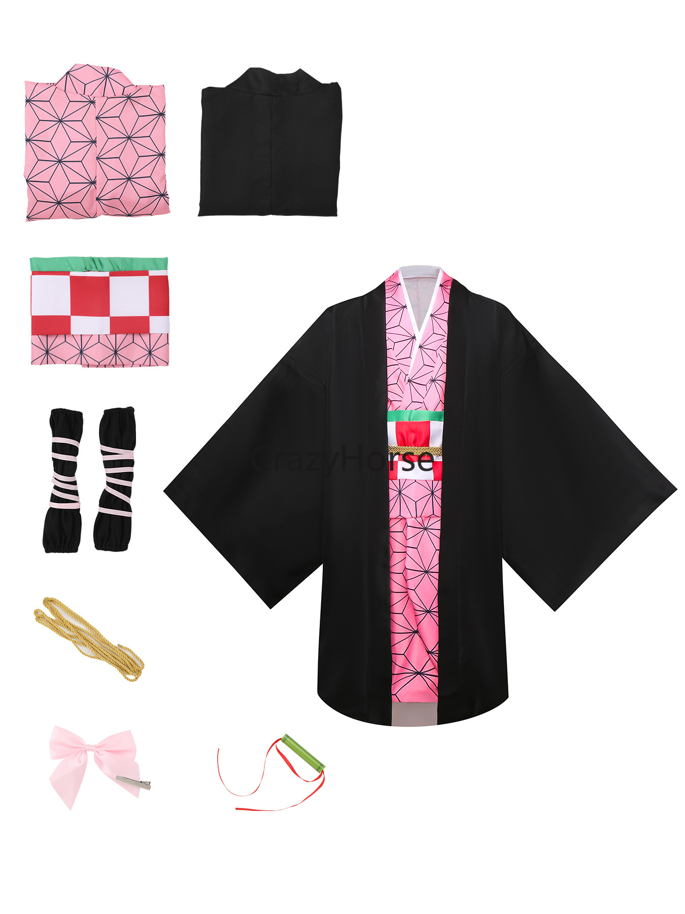 Yetişkin Tanjiro Kamado Nezuko - Anime Cosplay Tanjiro incelemesi ve fiyatı